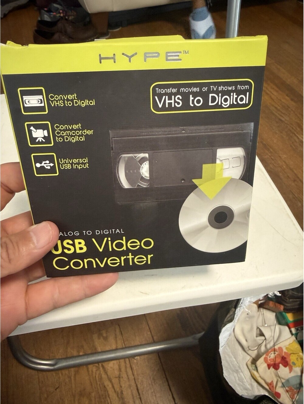 Hype USB Video Converter VHS to Digital USB Video Converter Universal